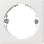 Gira 066003 afdekplaat voor lichtsignaal Zuiver wit glanzend
