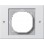 Gira 021166 TX_44 Afdekraam 1-voudig breukvast met afdichtflens enkelvoudig Zuiver wit