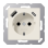 Jung A 1520-15 CA Wandcontactdoos en USB-laadcontactdoos type C/A Wit