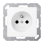 Jung A 1520 FBFKI WWM Wandcontactdoos Frans/Belgisch systeem 16 A 250 V ~ SAFETY+ A range Sneeuwwit mat (België)