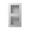 Jung A 5582 BF A AL Opbouwkap 2-voudig Aluminium