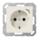 Jung HOME BT A 1521 SE Wandcontactdoos met randaarde Energy Wit