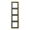 Jung LS 984 GGO Afdekraam voor horizontale en verticale combinatie 4-voudig Verguld