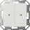 Gira 517327 Drukcontact System 55 met wip 2-voudig voor Gira One en KNX Zuiver wit mat