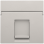 Niko 102-65100 Centraalplaat data 1x RJ, Light grey