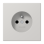 Jung LS 1520 FKI LG Wandcontactdoos Frans/Belgisch systeem Lichtgrijs (België)