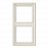 Jung LS 982 W Afdekraam  voor horizontale en verticale combinatie 2-voudig Wit