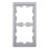 Schneider Electric Merten MTN4020-6536 Systeem Design D-Life 2-voudig afdekraam RVS look