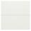 Niko 101-00060 tweevoudige toets voor het Hue systeem White