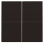 Niko 124-00060 tweevoudige toets voor het Hue systeem Dark Brown