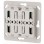 Eaton 126030 xComfort Pulsdrukker 2-voudig universeel 55 mm systeem