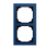 Busch Jaeger 1722-4028 Busch-art linear 2-voudig Glass Blue