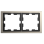 Schneider Electric Merten MTN4020-6550 Systeem Design D-Life 2-voudig afdekraam Metaal Nikkel
