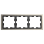 Schneider Electric Merten MTN4030-6550 Systeem Design D-Life 3-voudig afdekraam Metaal Nikkel