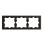Schneider Electric Merten MTN4030-6552 Systeem Design D-Life 3-voudig afdekraam Metaal Mocca