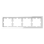 Schneider Electric Merten MTN4040-6520 Systeem Design D-Life 4-voudig afdekraam Glas Wit