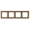 Schneider Electric Merten MEG4040-3674 M-Pure Decor 4-voudig afdekraam Hout Eiken