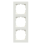 Schneider Electric Merten MEG4030-3619 M-Pure 3-voudig afdekraam Polarwit