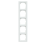 Schneider Electric Merten MEG4050-3625 M-Pure 5-voudig afdekraam Actief wit