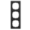 Schneider Electric Merten MEG4030-3603 M-Pure 3-voudig afdekraam Matzwart