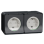 Schneider Electric Merten MUR36029 Mureva Styl 2-voudig Buitenstopcontact Horizontaal Opbouw en Randaarde Antraciet 