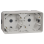 Schneider Electric Merten MUR39914 Mureva Styl Opbouwbehuizing 2-voudig Horizontaal Polarwit