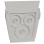 Schneider Electric Merten MUR39007 Mureva Styl Dichtingsflens 3 Kabels Modulair Polarwit 