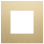Niko 227-76100 Enkelvoudige afdekraam Pure alu gold brushed