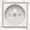 Niko 154-66601 Afwerkingsset voor stopcontact met penaarde en beschermingsafsluiters White coated (België)