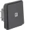 Berker WNA003 W.1 Wisselschakelaar met controle verlichting (rood) Grijs IP55