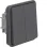 Berker WNA044 W.1 Serie-pulsdrukker (2x maak, gedeelde ingang) Grijs IP55