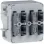 Berker WNT304 W.1 Drukknopmodule 2x 2-voudig met geintegreerde busaankoppelaar KNX