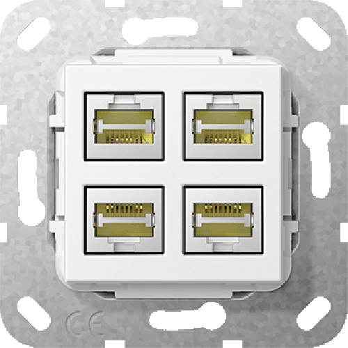 inbouw jack aansluiting gira 569803 basiselement modular jack rj45 cat 6 10 gb inbouw jack aansluiting gira 569803 basiselement modular jack rj45 cat 6 10 gb