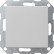 Gira 0121015 Systeem 55 Tastschakelaar 10 AX 250 V~ Met rechtstaande wip Universele uit-wisselschakelaar Grijs mat 