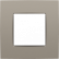 Niko 134-76100 Enkelvoudige afdekplaat Intense bronze