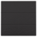 Niko 200-52206 Zesvoudige drukknop met leds en comfortsensoren voor Niko Home Control Bakelite piano black coated
