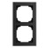 Busch Jaeger 1722-4025 Busch-art linear 2-voudig Glas zwart
