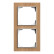 Busch Jaeger 1722-4083 Busch-art linear 2-voudig Wood oak