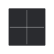 Busch Jaeger LFW/A.4.63.11-885 Future Linear Afdekking 4-voudig voor keypad Zwart mat