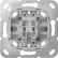 Gira 315200 Basiselement wipdrukcontact 10 A 250 V~ Maakcontact 1-polig met apart meldcontact (met bevestigingsklauwen)