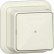 ira 315610 Opbouw Wipdrukcontact 10 A 250 V~ met controlevenster, montageplaat en adapter K/P25 Wisselcontact 1-polig Crème wit 