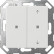 Gira 517527 Drukcontact System 55 met wip 2-voudig onbedrukt/pijlsymbolen voor Gira One en KNX Zuiver wit mat