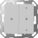 Gira 5175015 Drukcontact System 55 met wip 2-voudig onbedrukt/pijlsymbolen voor Gira One en KNX Grijs mat