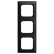 Busch-Jaeger 1723-915 Busch-balance SI Afdekraam 3-voudig Zwart mat