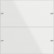 Gira 502212 KNX Wippenset 2-voudig voor tastsensor 4.95 Glas wit