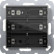 Gira 504300 Tastsensor 4.55 Komfort 3-voudig voor Gira One en KNX met inbedrijfstellingswip