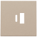 Niko 157-68002 Afwerkingsset voor dubbele smart USB-A en USB-C-lader Champagne