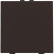Niko 124-51001 Enkelvoudige drukknop voor Niko Home Control Dark brown