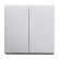Busch Jaeger 6736 FoH-83 Bedieningswip 2-voudig voor serie Platform 63 Future linear Aluzilver