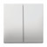 Busch Jaeger 6736 FoH-866 Bedieningswip 2-voudig voor serie Platform 63 Pure stainless steel